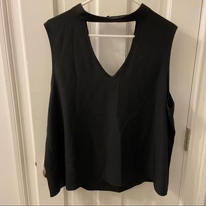 NWT Saks Cut Out Top